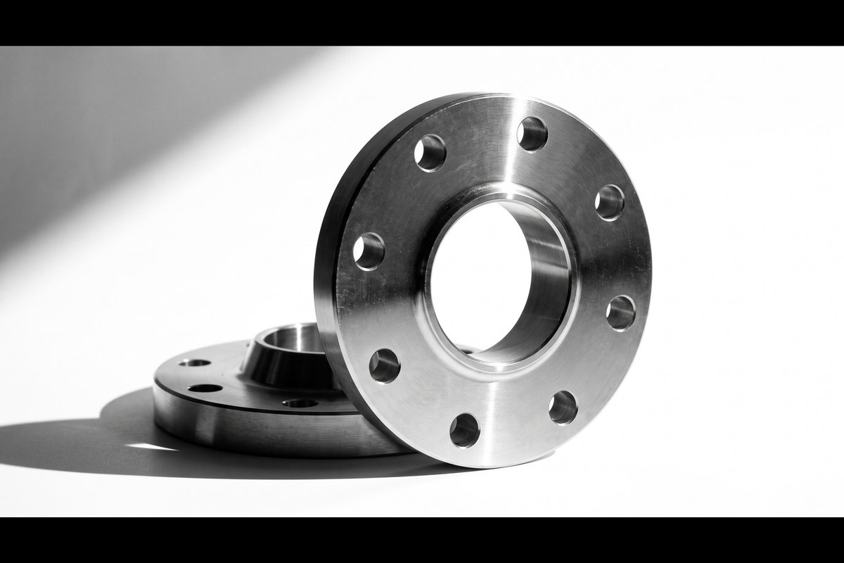 Stainless steel slip-on and weld neck flanges
